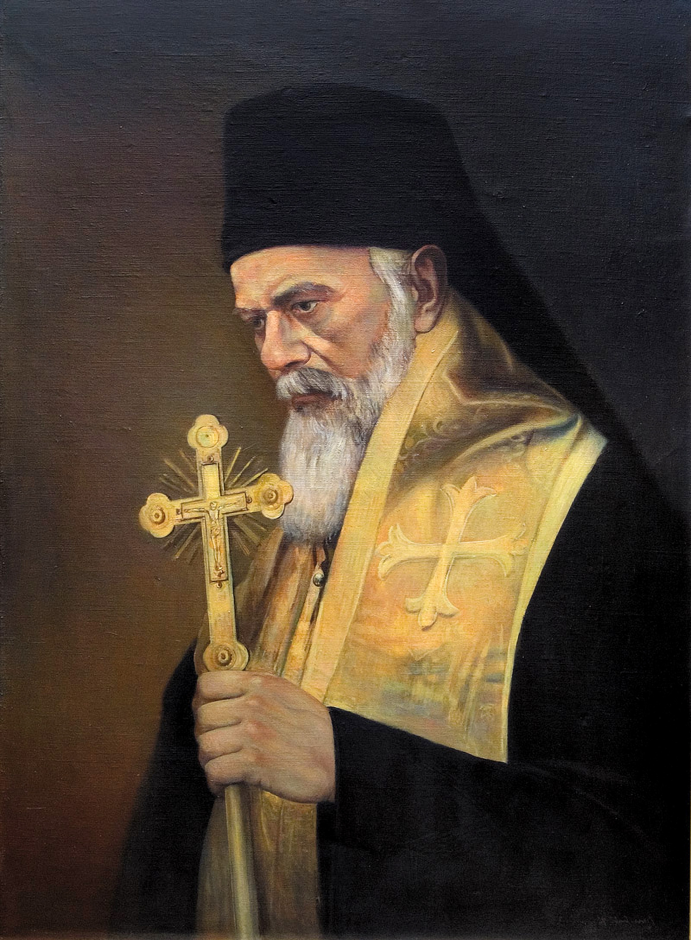 St. Tikhon's Seminary News & Events painting of St. Nicholai of Zhicha.