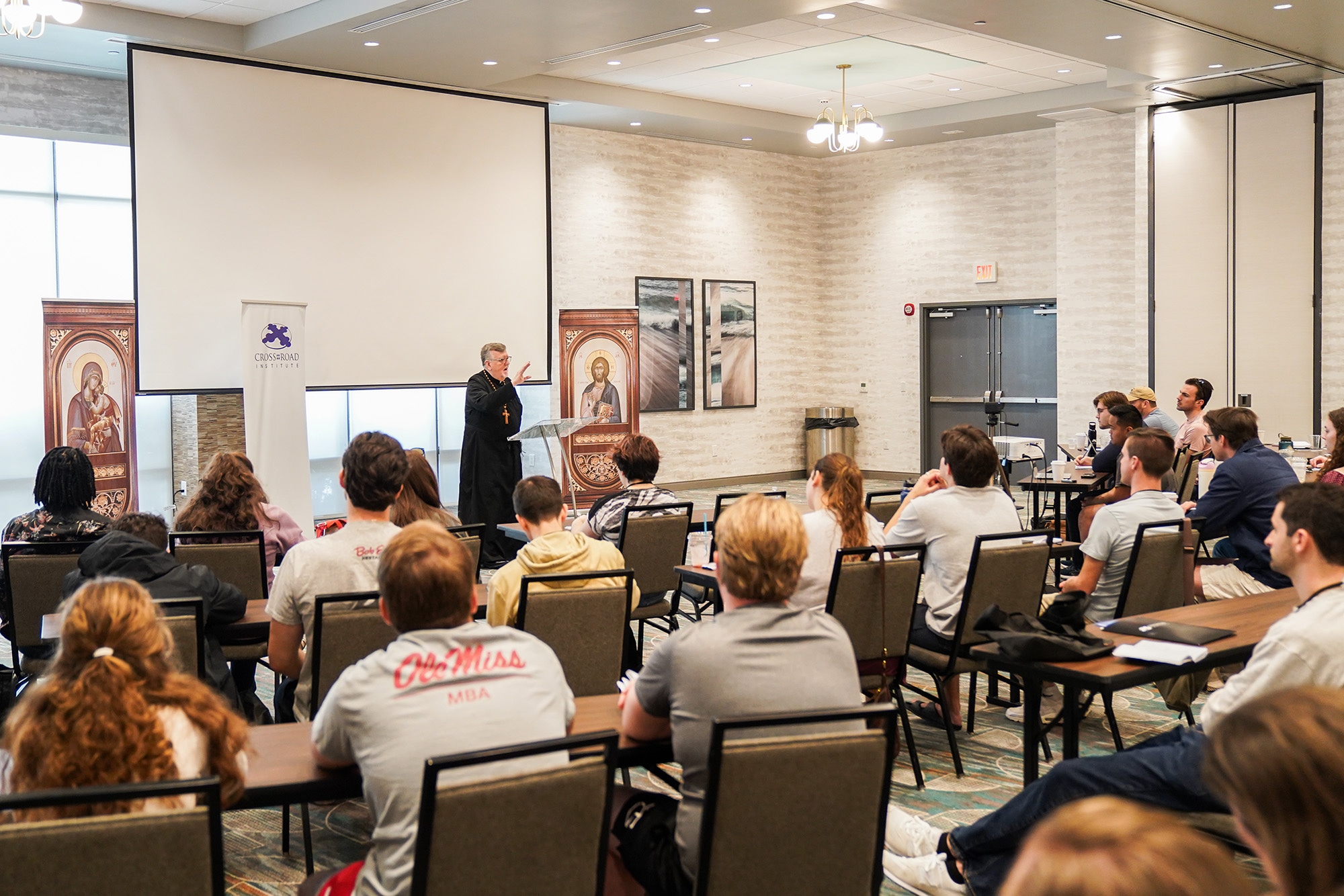 St. Tikhon's Seminary News & Events Fr. John Kowalczyk speaking at CrossRoad 2.0.
