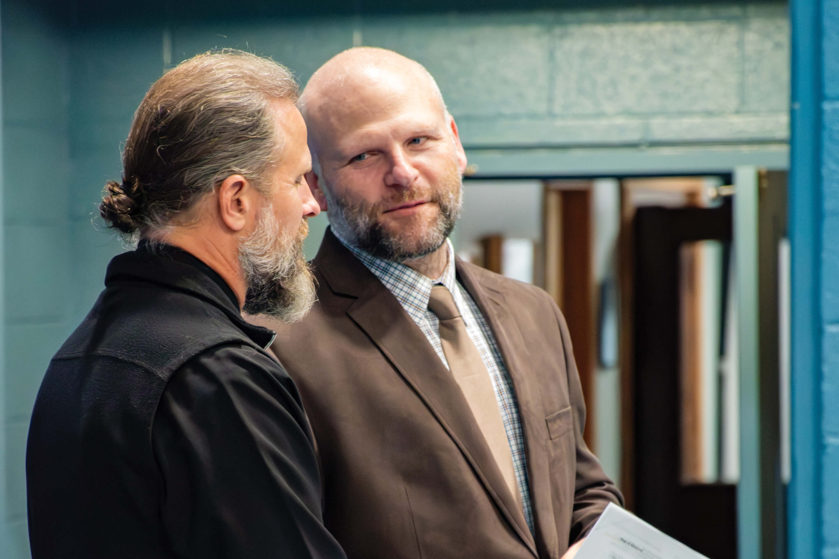 St. Tikhon's Seminary professor and student